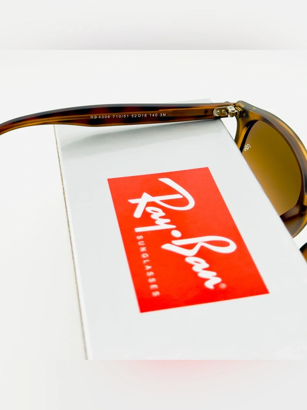 Ray-Ban Sunglasses RB4306 Matte Havana Frame With Gradient Brown Lenses UNISEX!